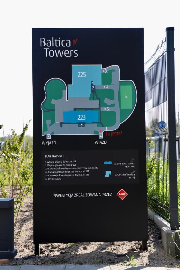 Apartament Gdansk Baltica Towers 7Floor Экстерьер фото